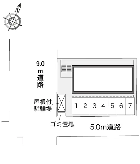 ★手数料０円★名古屋市中川区九重町　月極駐車場（LP）